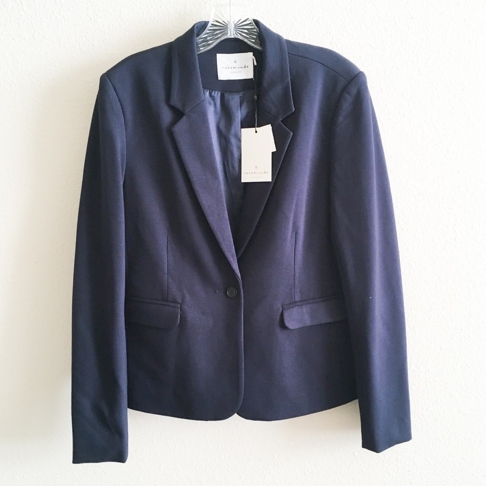 NWT Rosemunde Navy Blazer size L